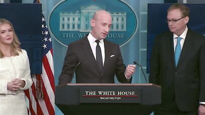 White House Deputy Chief of Staff Stephen Miller gives 'FAKE NEWS' a civics lesson