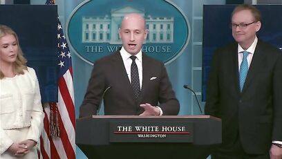 White House Deputy Chief of Staff Stephen Miller gives 'FAKE NEWS' a civics lesson