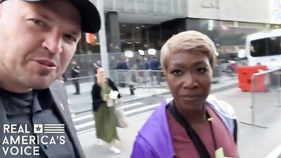 'You're a f*cking idiot' - Joy Reid when asked if she stole Trump's hairstyle