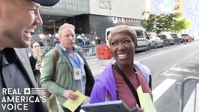 'You're a f*cking idiot' - Joy Reid when asked if she stole Trump's hairstyle