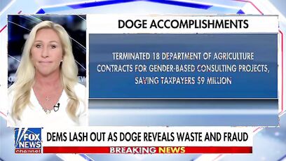 'Saving American taxpayers money and spending it responsibly is not a partisan issue' - MTG