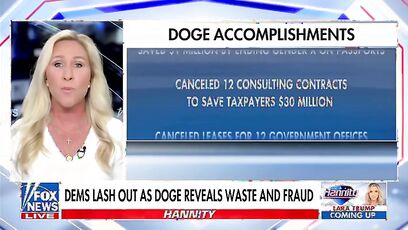 'Saving American taxpayers money and spending it responsibly is not a partisan issue' - MTG