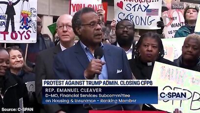 Rep. Cleaver tells Elon: "Go to Moscow! You musty, moo, moo, moo!"