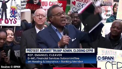 Rep. Cleaver tells Elon: "Go to Moscow! You musty, moo, moo, moo!"