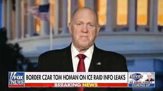 The MOLE leaking ICE raid plans is likely from the FBI - Homan said
