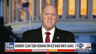 The MOLE leaking ICE raid plans is likely from the FBI - Homan said