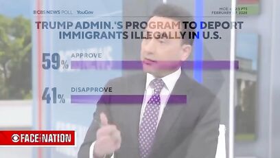 Margaret Brennan reports President Trump's approval rating is better than ever