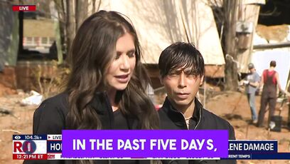 Trump slams FEMA, Kristi Noem helps in western North Carolina