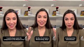 AOC compares Donald Trump to the Wizard of Oz