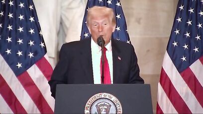 Trump signs order to restore statues of greatest Americans who ever lived