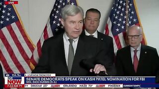 Senate Dems cry about a MEME Kash Patel shared