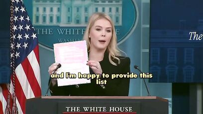 Karoline Leavitt shares list of USAID's wasteful spending