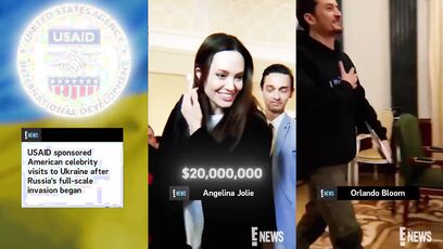 USAID accused of funding celebrity trips to Ukraine to make Zelensky look better
