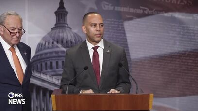 Hakeem Jeffries sounds mad USAID is accused of waste and fraud