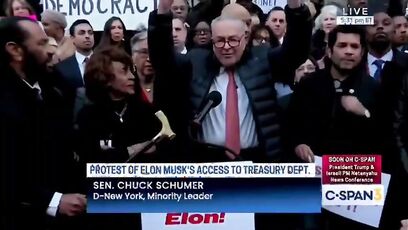 Chuck Schumer screams like a maniac after USAID faces accusations