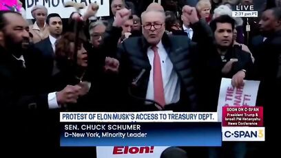 Chuck Schumer screams like a maniac after USAID faces accusations