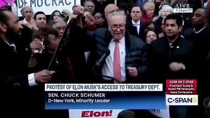 Chuck Schumer screams like a maniac after USAID faces accusations