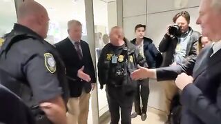 Democrats tried getting the USAID building, but cops showed up