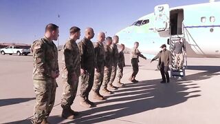 Pete Hegseth and Tom Homan arrive at Southern Border