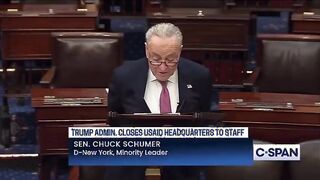 Schumer says DOGE could remove the IRS next, as if anyone would be mad about that