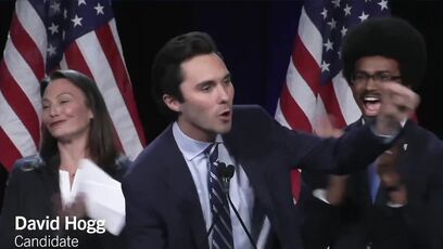 David Hogg claims he 'walks the walk' in embarrassing speech for DNC vice chair