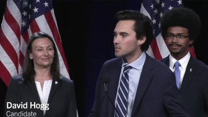 David Hogg claims he 'walks the walk' in embarrassing speech for DNC vice chair