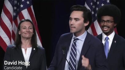 David Hogg claims he 'walks the walk' in embarrassing speech for DNC vice chair