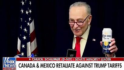 Schumer claims most of the beer 'comes from Mexico' while trying to insult Trump