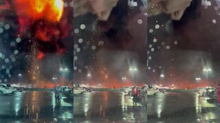 Plane crash in Northeast Philly video 3