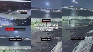 New angle of Black Hawk crashing into plane looks frightening