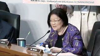 Mazie Hirono got smart with Kash Patel, then we dug up her past