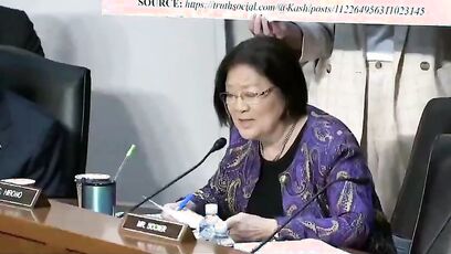Mazie Hirono got smart with Kash Patel, then we dug up her past
