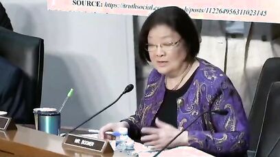 Mazie Hirono got smart with Kash Patel, then we dug up her past