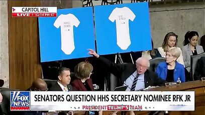 Bernie Sanders makes a mockery of himself, proving he is not a serious person