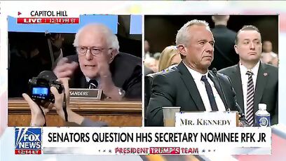 Bernie Sanders makes a mockery of himself, proving he is not a serious person