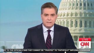 Jim Acosta leaves CNN live on air