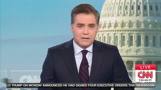 Jim Acosta leaves CNN live on air