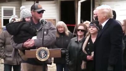 Trump tells Hurricane Helene victim to name insurance company that denied relief