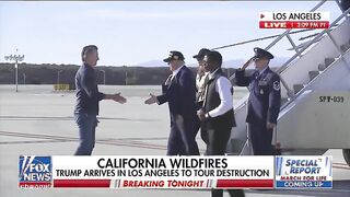 Trump and Newsom meet, exchange words