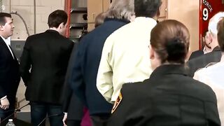 LAFD reacts when Trump walks in