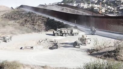 US Marine Corps helps CBP to secure the border