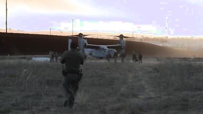 US Marine Corps helps CBP to secure the border