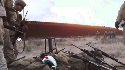 US Marine Corps helps CBP to secure the border