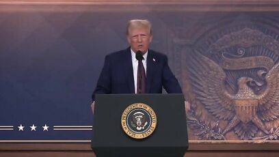 Trump defends freedom of speech, only needs 31 seconds to do it