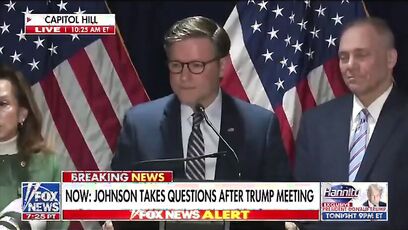 Trump is dealing with 'indescribable human catastrophe' - Speaker Mike Johnson