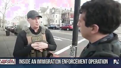 Video shows an ICE raid of illegal migrants in Boston