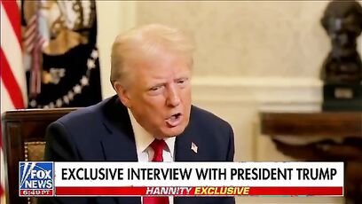 'I don't care' - Trump had to put Sean Hannity in his place for a second