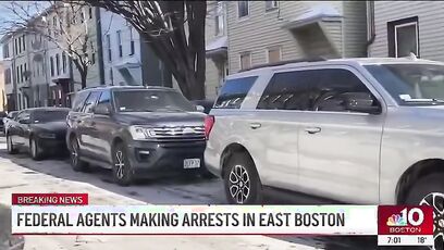NBC crews filmed federal agents arresting illegals in Boston