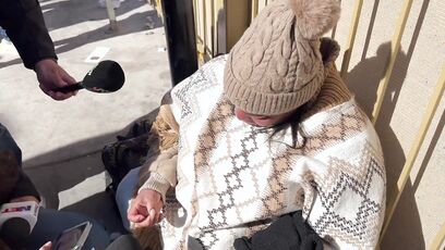 'Fake News' Media shows migrant woman crying when CBP One app goes down