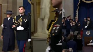 Melania Trump had the most grand entrance